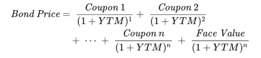 bond price formula