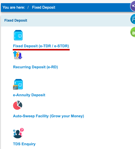 Find SBI Term Deposit